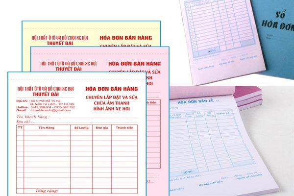 In hóa đơn tại Hà Nội giá rẻ nhất