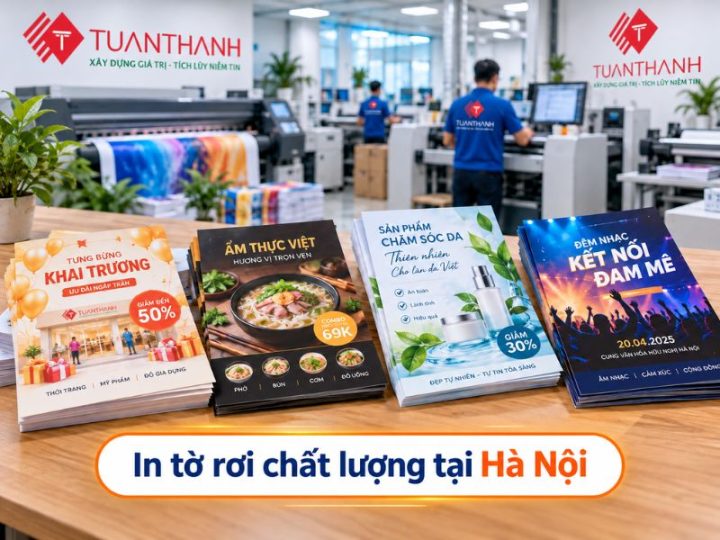 Địa chỉ in tờ rơi chất lượng tại Hà Nội với nhiều mẫu tờ rơi quảng cáo đẹp