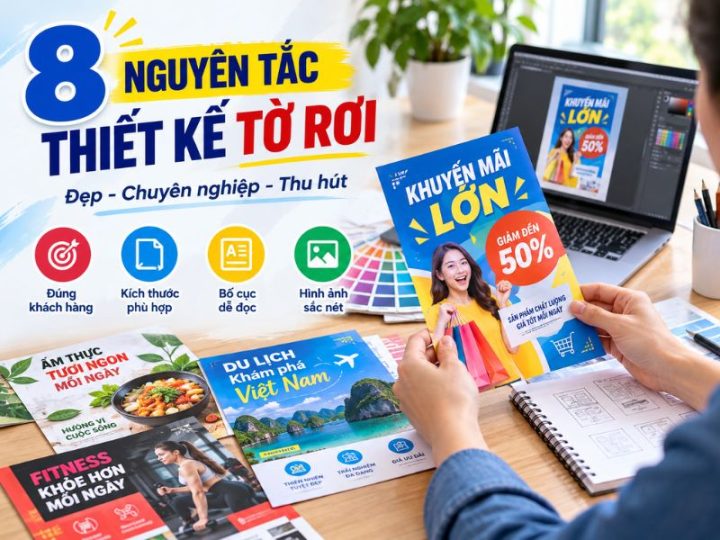 8 nguyên tắc thiết kế tờ rơi đẹp, chuyên nghiệp và thu hút khách hàng