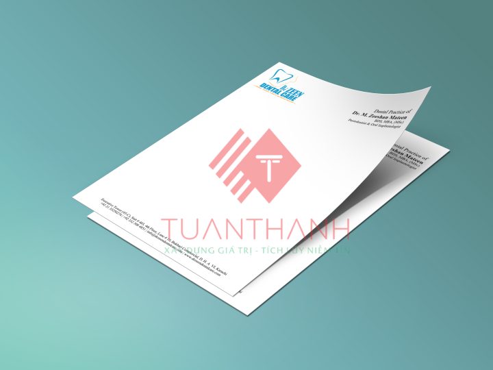 D Zeen Dental Letterhead