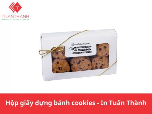 In hộp giấy đựng bánh cookies