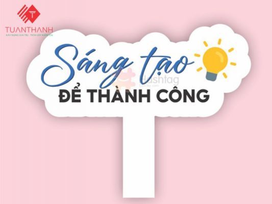 lưu ý khi đặt in hashtag cầm tay