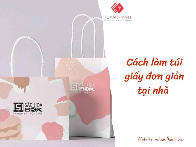 cách làm túi giấy đơn giản tại nhà