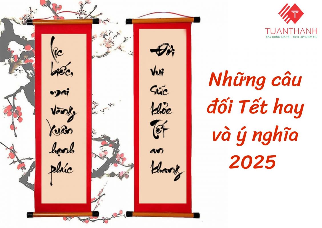 Những câu đối tết hay 2025