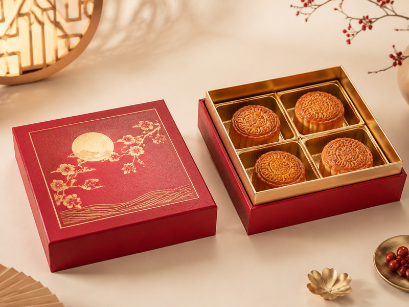 Hộp bánh Trung thu cao cấp – Thiết kế, in theo yêu cầu 3 Mẫu hộp bánh Trung thu âm dương cao cấp