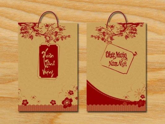 Túi giấy đựng quà tết