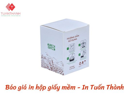 Báo giá in hộp giấy mềm