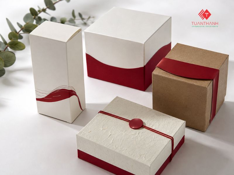 Mẫu hộp giấy Ivory, Duplex, Kraft và giấy mỹ thuật