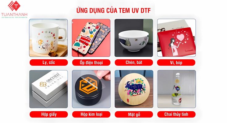 In tem nhãn decal UV DTF