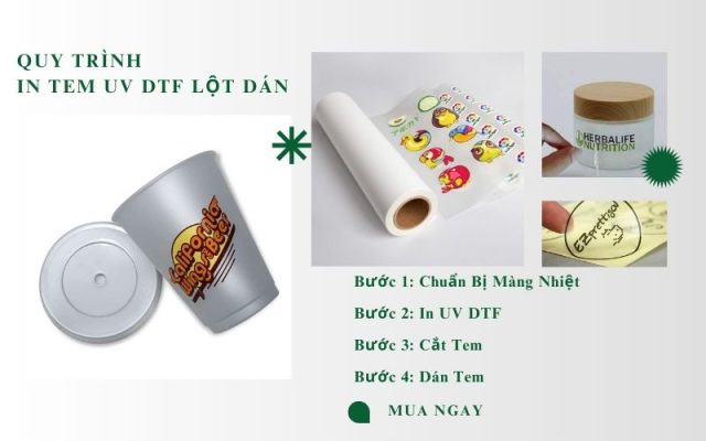 In Tem UV DTF Lột Dán