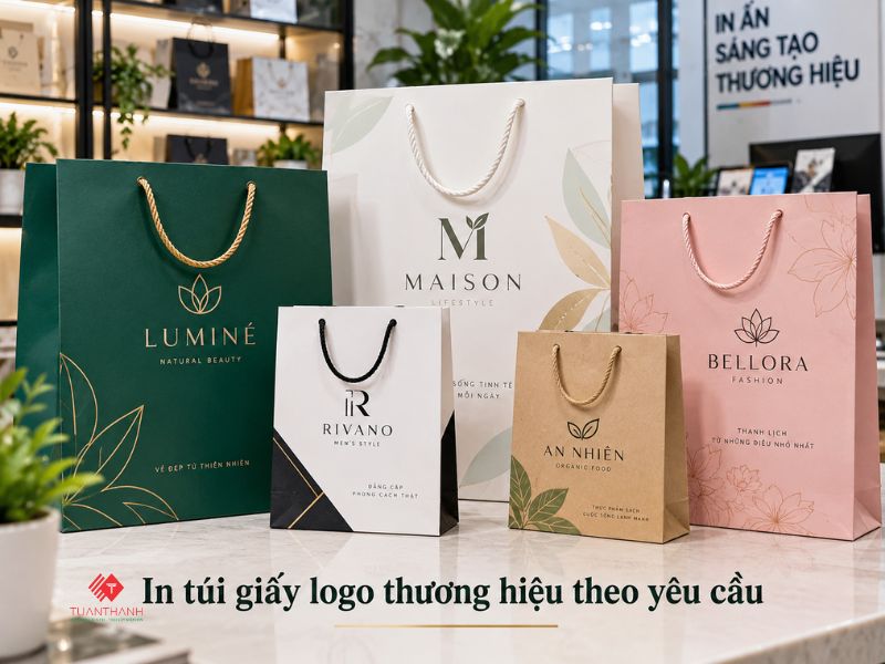 Báo Giá In Túi Giấy Tại Hà Nội Theo Yêu Cầu Mới Nhất 2026 6 In túi giấy logo thương hiệu theo yêu cầu tại Hà Nội
