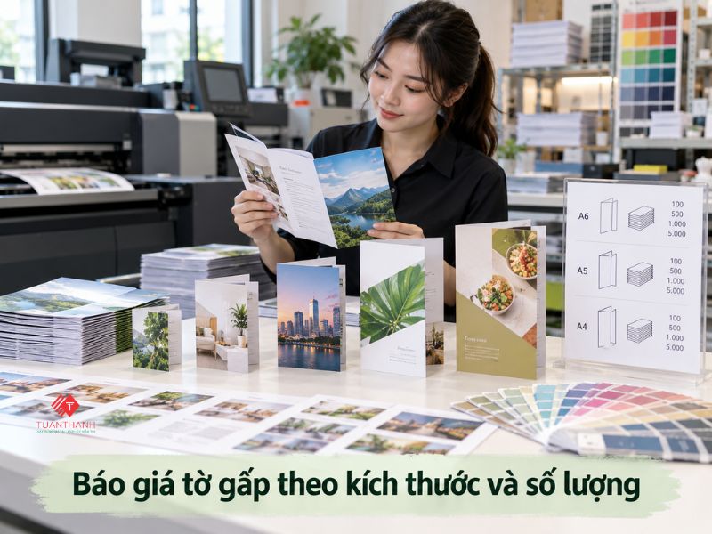 Báo Giá Tờ Gấp Tại Hà Nội Theo Kích Thước, Số Lượng 2 Báo giá tờ gấp theo kích thước, số lượng và định lượng giấy