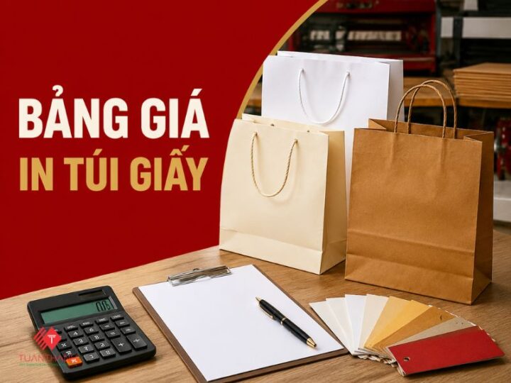 Bảng giá in túi giấy giá rẻ tại Hà Nội theo số lượng