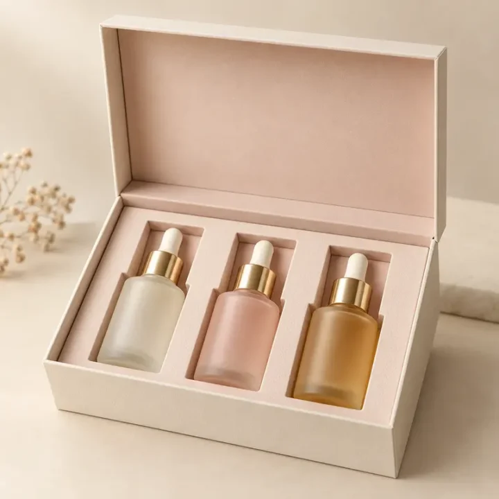 Hộp giấy đựng serum có khay định hình